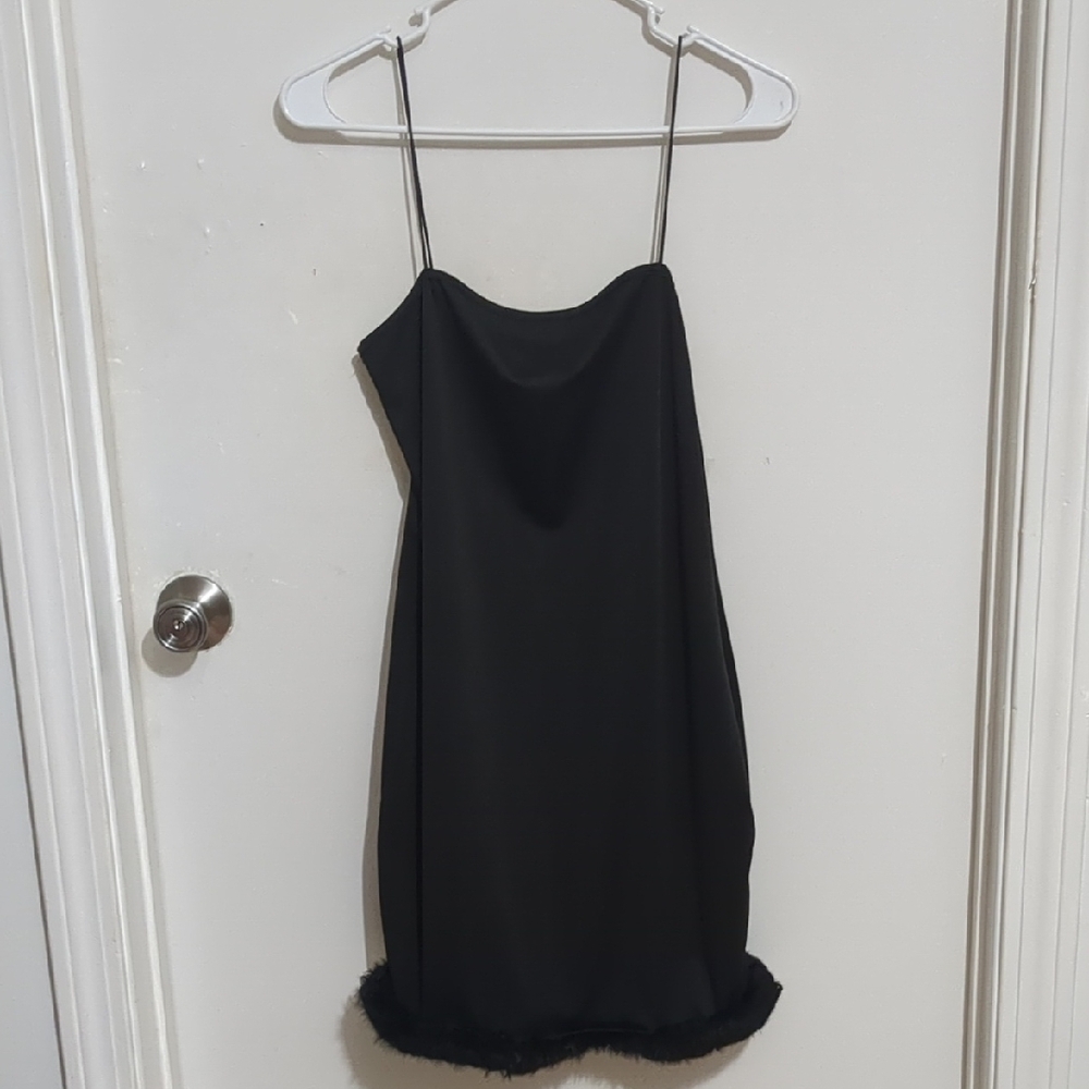 Chic Black Slip Dress
